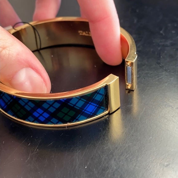 Talbots Navy & Green Tartan Bracelet - Picture 4 of 6